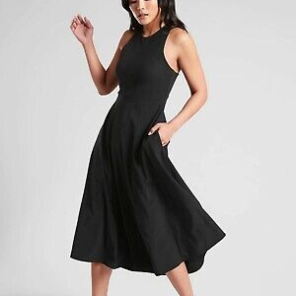 Athleta Women's Winona Black Support Dress, XS